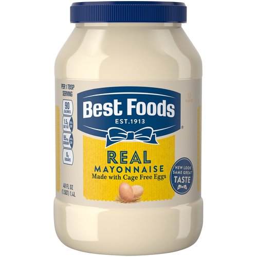 <ul>
<li>Enjoy the delicious creamy taste of Best Foods Real Mayonnaise</li>
<li>Enjoy the delicious creamy taste of Best Foods Real Mayonnaise</li>
<li>Enjoy the delicious creamy taste of Best Foods Real Mayonnaise</li>
<li>Use Best Foods as an ingredient to transform your barbecues and everyday chicken dinners into juicier, more delicious meals</li>
<li>Rich in Omega 3-ALA (contains 650mg ALA per serving, which is 40% of the 1.6g Daily Value of ALA)</li>
<li>Gluten Free and Kosher</li>
</ul>