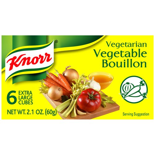 Knorr Vegetarian Vegetable Bouillon Cubes,  Extra Large