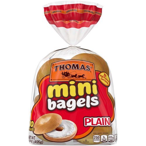 Thomas Mini Plain Bagels