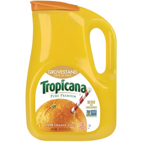 Tropicana Pure Premium Orange Juice, Grovestand 