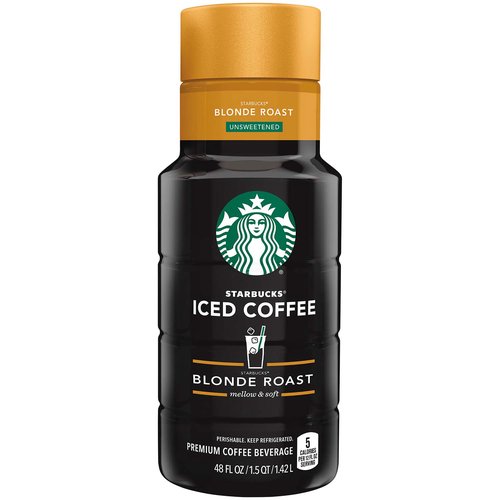 Starbucks Premium Blonde Roast Iced Coffee, Unsweetened