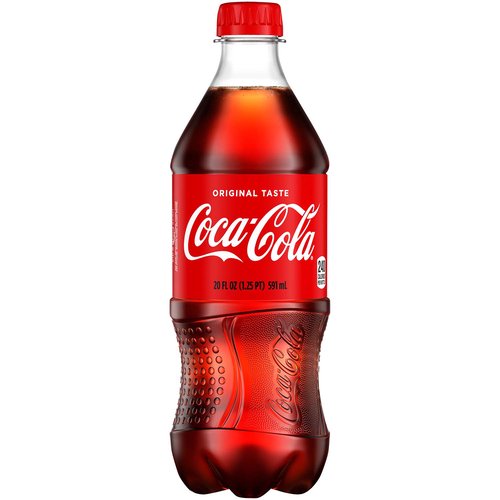 <ul>
<li>20 fluid ounce bottle of Coca-Cola Original Taste—the refreshing, crisp taste you know and love</li>
<li>This sparkling beverage is best enjoyed ice-cold for maximum refreshment</li>
<li>57 mg of caffeine in each 20 oz serving</li>
<li>20 FL OZ in each bottle</li>
<li>Great taste since 1886</li>
</ul>