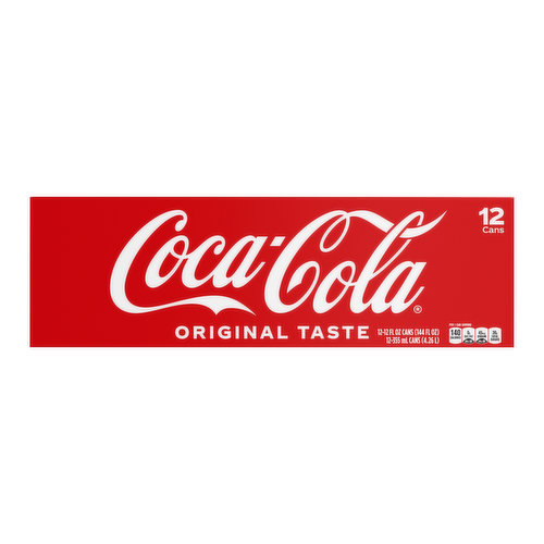 Coca Cola Classic, Cans (Pack of 12)