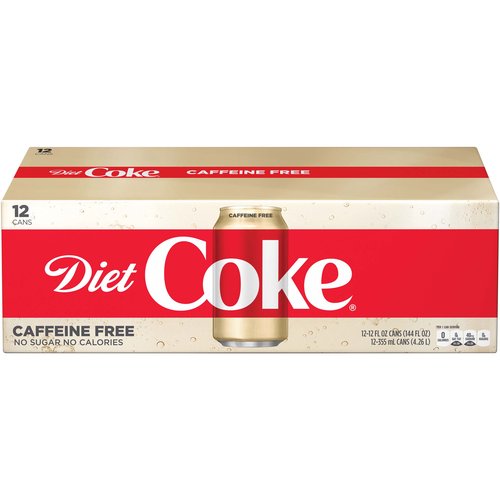 <ul>
<li>A delicious, crisp, sparkling cola that gives you the refreshment you want</li>
<li>Your perfect everyday pleasure</li>
<li>No calories, sugar-free</li>
<li>Caffeine free, because we know not everyone drinks caffeine</li>
<li>12 FL OZ per can of diet soda</li>
</ul>