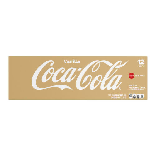 Coca Cola Vanilla, Cans (Pack of 12)