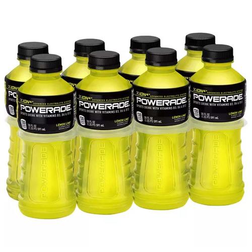 Powerade Lemon Lime Sports Drink (Pack of 8)