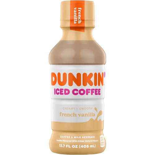 Dunkin Iced Coffee, French Vanilla