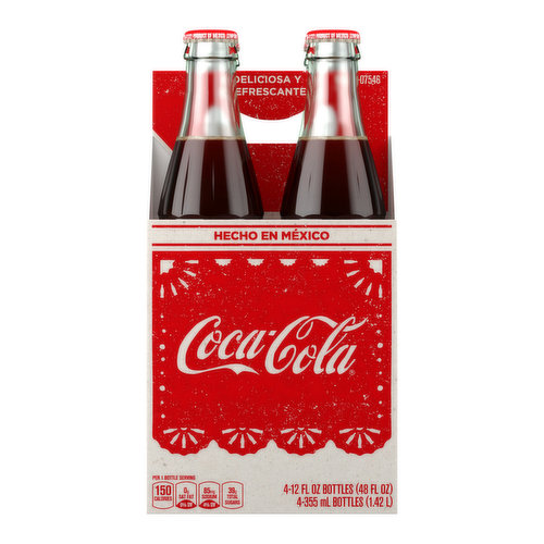 Coca Cola, Bottles (Pack of 4)