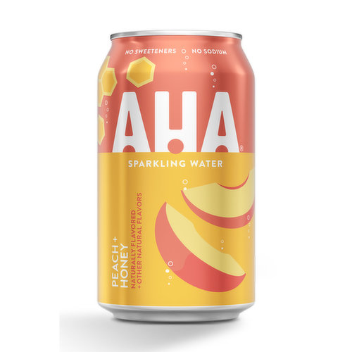 Aha! Peach Honey 12oz