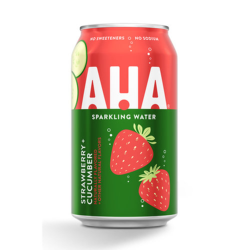 Aha! Strawberry Cucumber 12oz