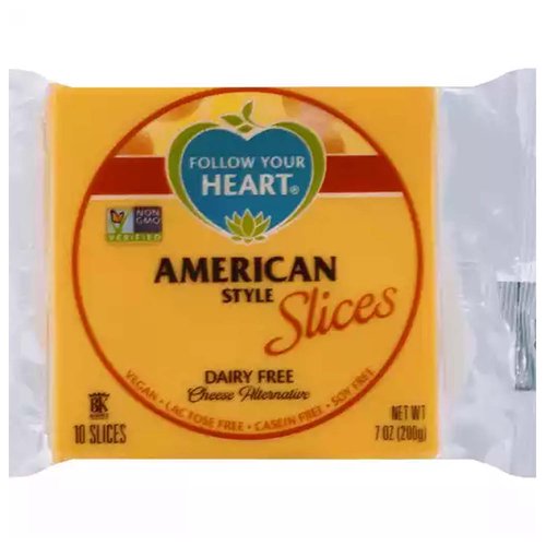 Follow Your Heart Cheese Alternative, American Style, Slices