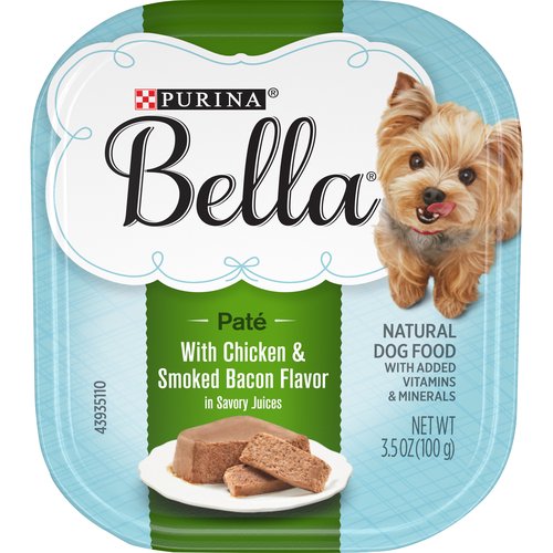 Bella Natural Small Breed Pate, Chicken & Smoked Bacon