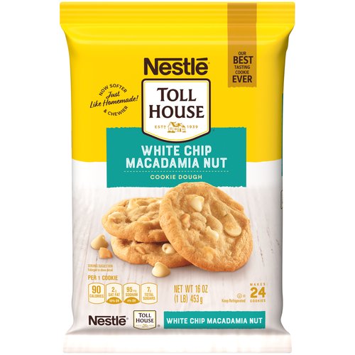 Nestle Toll House White Chip Macadamia Nut Cookie Dough