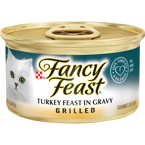 <ul>
<li>100% complete and balanced nutrition for adult cats</li>
<li>High-quality turkey offers delicious flavor</li>
<li>Tender texture cats love</li>
<li>Essential vitamins and minerals help support her health</li>
<li>Protein-rich, gourmet recipe creates a flavor-filled experience</li>
<li>Savory gravy adds to the delicious taste</li>
<li>Packaged in easy-to-open, recyclable cans</li>
</ul>