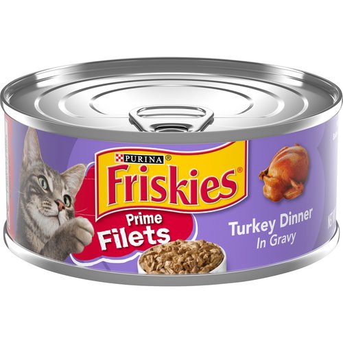 Friskies Cat Food, Prime Filets Turkey Dinner