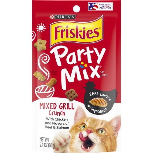 Friskies Party Mix, Mixed Grill Crunch