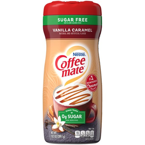 Coffee Mate Powder Creamer, Vanilla Caramel, Sugar Free