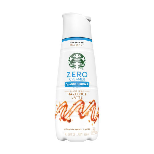 Starbucks Zero Sugar Added Hazelnut Latte Creamer