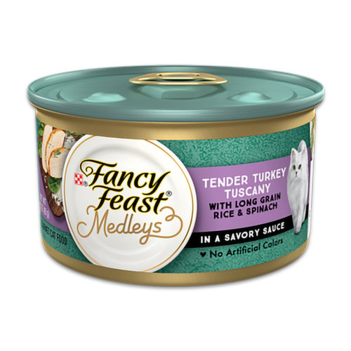 Fancy Feast Tender Turkey Tuscany Cat Food