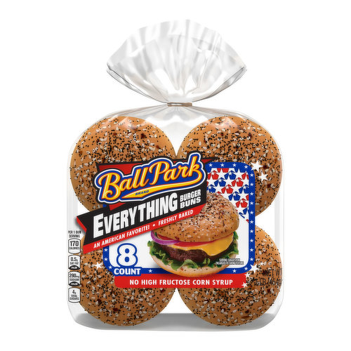 Ball Park Everything Hamburger Buns (8-count)