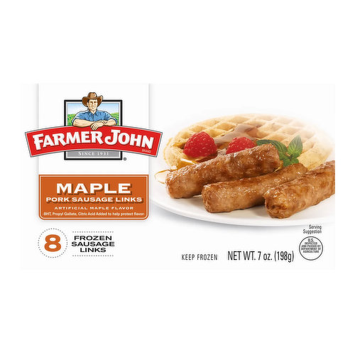 Farmer John Maple Pork Links