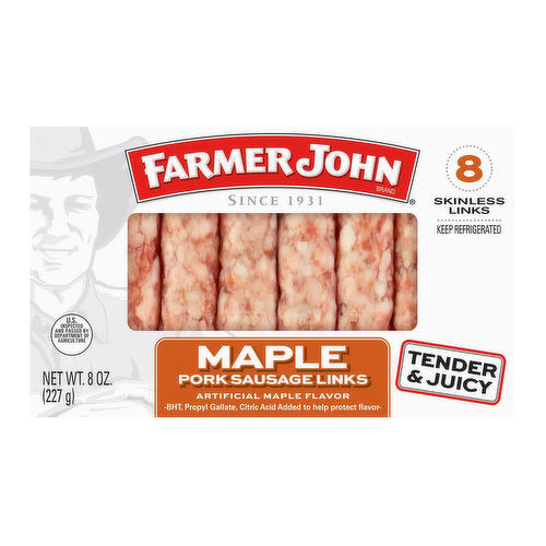 Farmer John Maple Pork Sausage Links