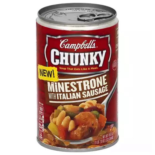 Campbell's Chunky Soup, Minestrone with Italian Sausage