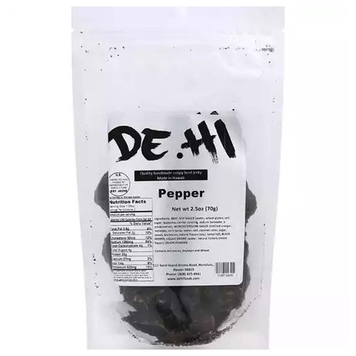 De HI Pepper Crispy Beef Jerky