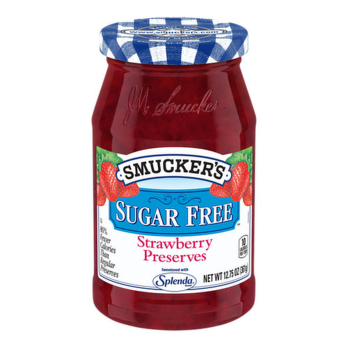 Smucker's Strawberry Preserves, Sugar Free