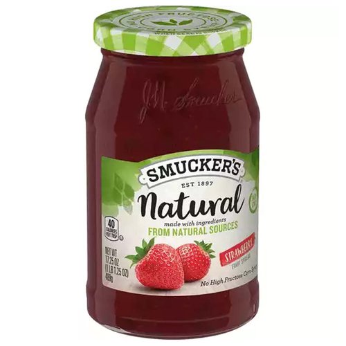 Smucker's Fruit Spread, Strawberry, Natural