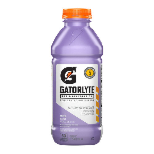 Gatorade Gatorlyte Electrolyte Beverage Mixed Berry