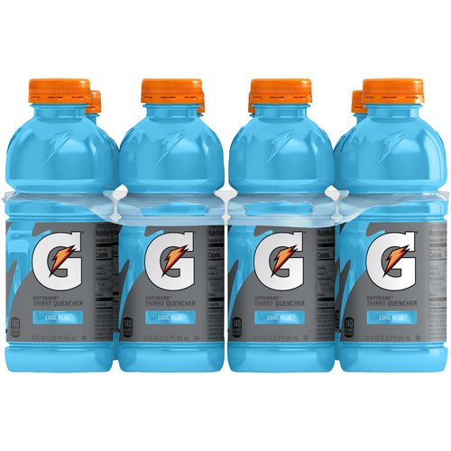 Gatorade, Cool Blue, Bottles (Pack of 8)