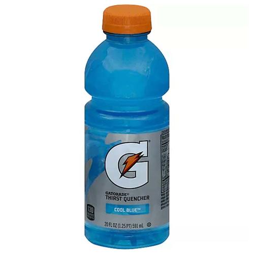 Gatorade Thirst Quencher, Cool Blue, 20 Fl Oz