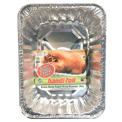 Handi-foil® King Roaster Extra Deep Baker Pans - Silver, 2 pk