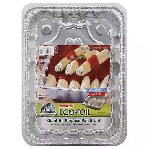 Handi-Foil Eco-Foil All Purpose Pan, Giant with Lid
