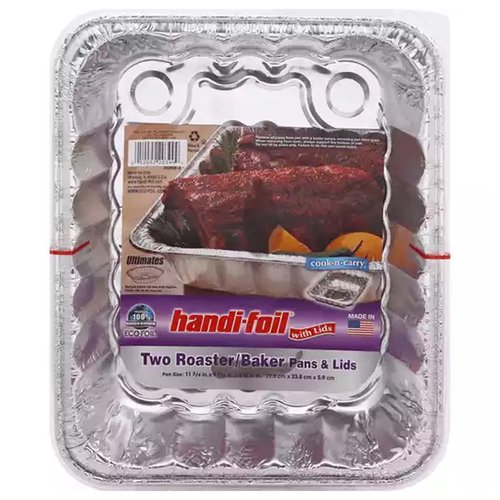 Handi-Foil Eco-Foil Roaster Pan with Lids