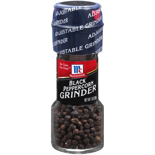 <ul>
<li>Adjustable Grinder</li>
<li>The Taste You Trust</li>
<li>Great on beef, chicken, pork & salads</li>
</ul>