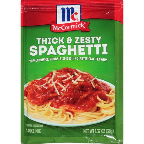 McCormick Thick And Zesty Spaghetti Sauce Mix