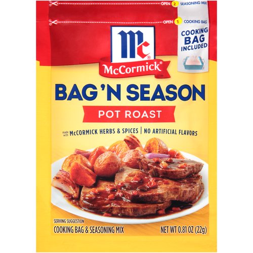 McCormick Bag 'n Season Pot Roast Cooking Bag & Seasoning Mix