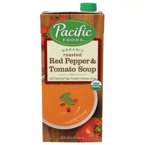 Pacific Organic Soup, Roasted Red Pepper & Tomato