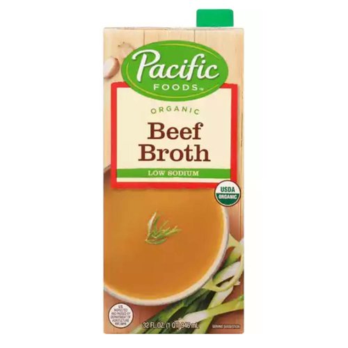 Pacific Organic Beef Broth, Low Sodium