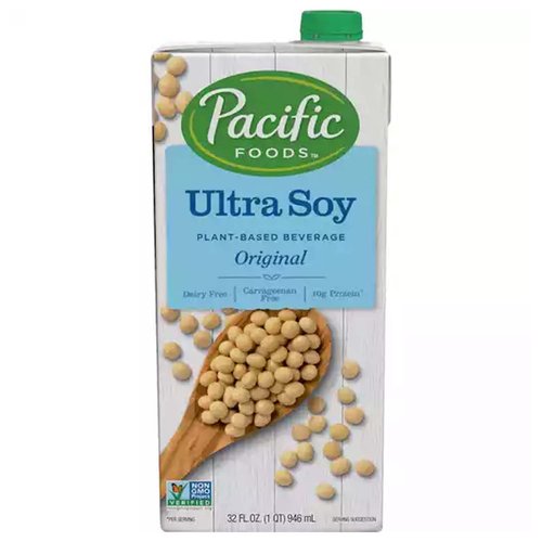 Pacific Foods Ultra Soy Beverage, Plain - Foodland