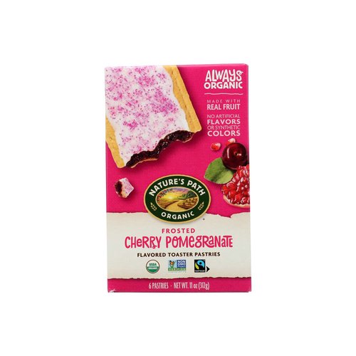 Natures Path Organic Toaster Pastries, Frosted Cherry