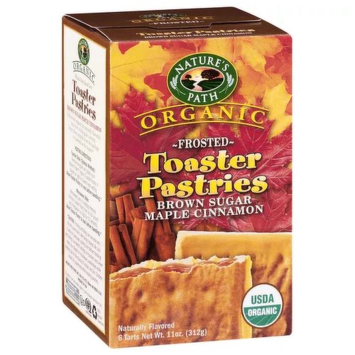 Natures Path Organic Toaster Pastries, Frosted Mmmaple Brown Sugar