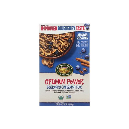 Nature's Path Organic Cereal, Blueberry Cinnamon Flax