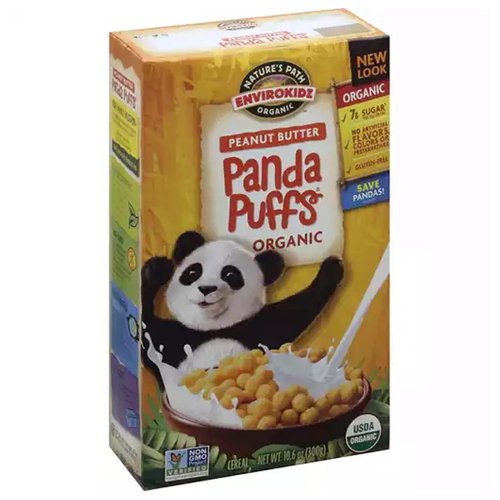 Envirokidz Organic Panda Puffs, Peanut Butter