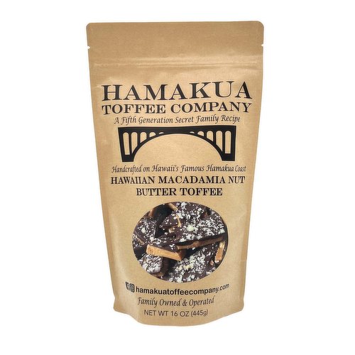 Hamakua Hawaiian Macadamia Nut Butter Toffee