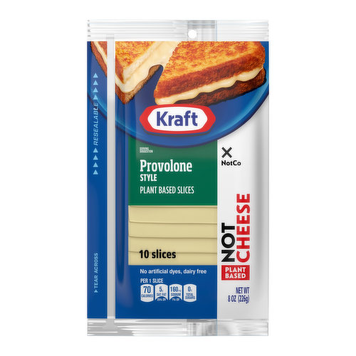 Kraft Not Cheese Plant Based  Provolone Slice