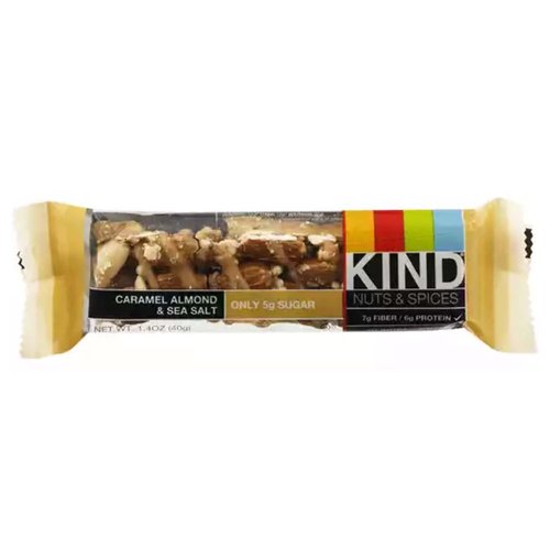 Kind Nuts & Spices Bar, Caramel Almond & Sea Salt