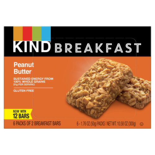 Kind Breakfast Bars Peanut Butter